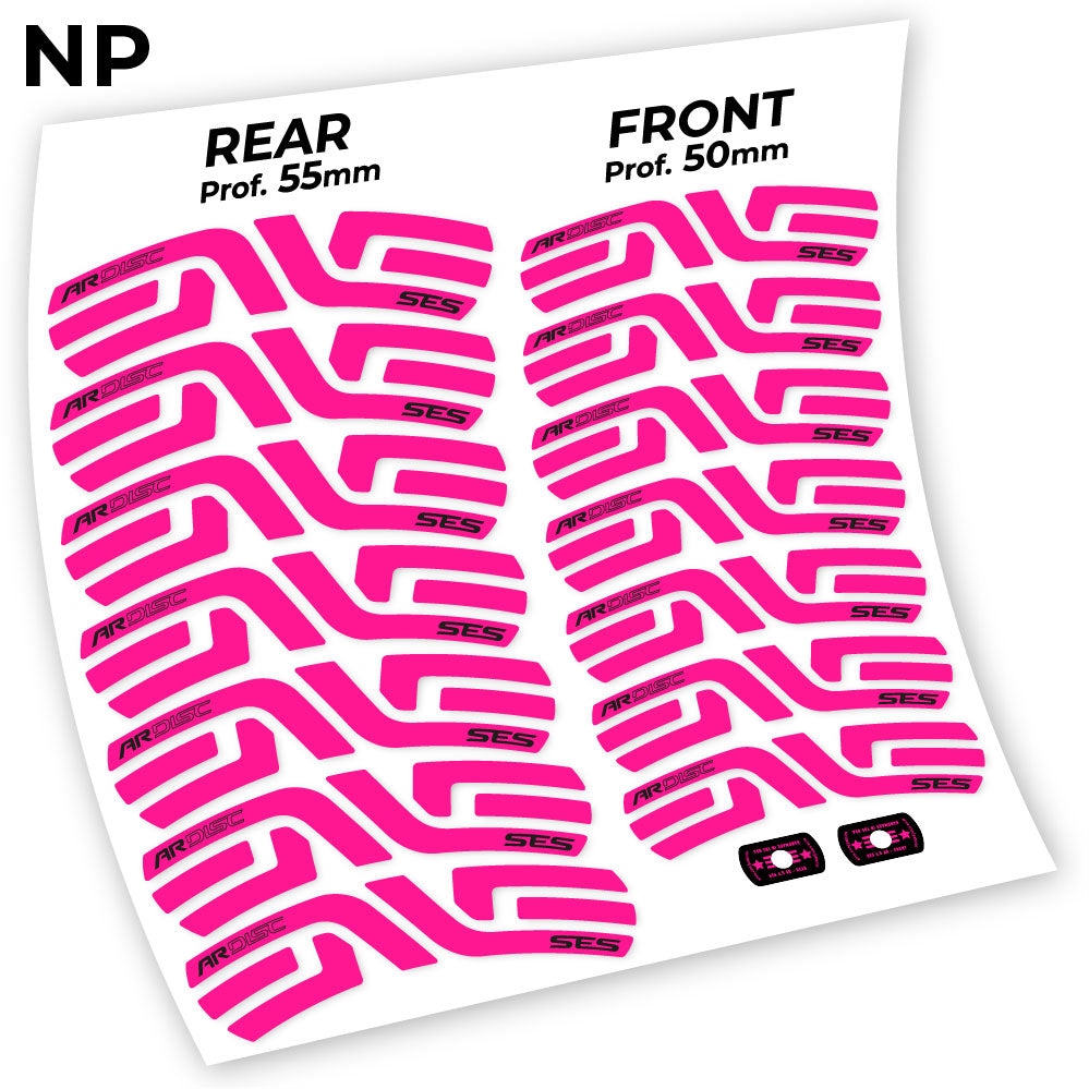 Stickers Enve AR SES 4.5 Disc compatibles Autocollants roues Route