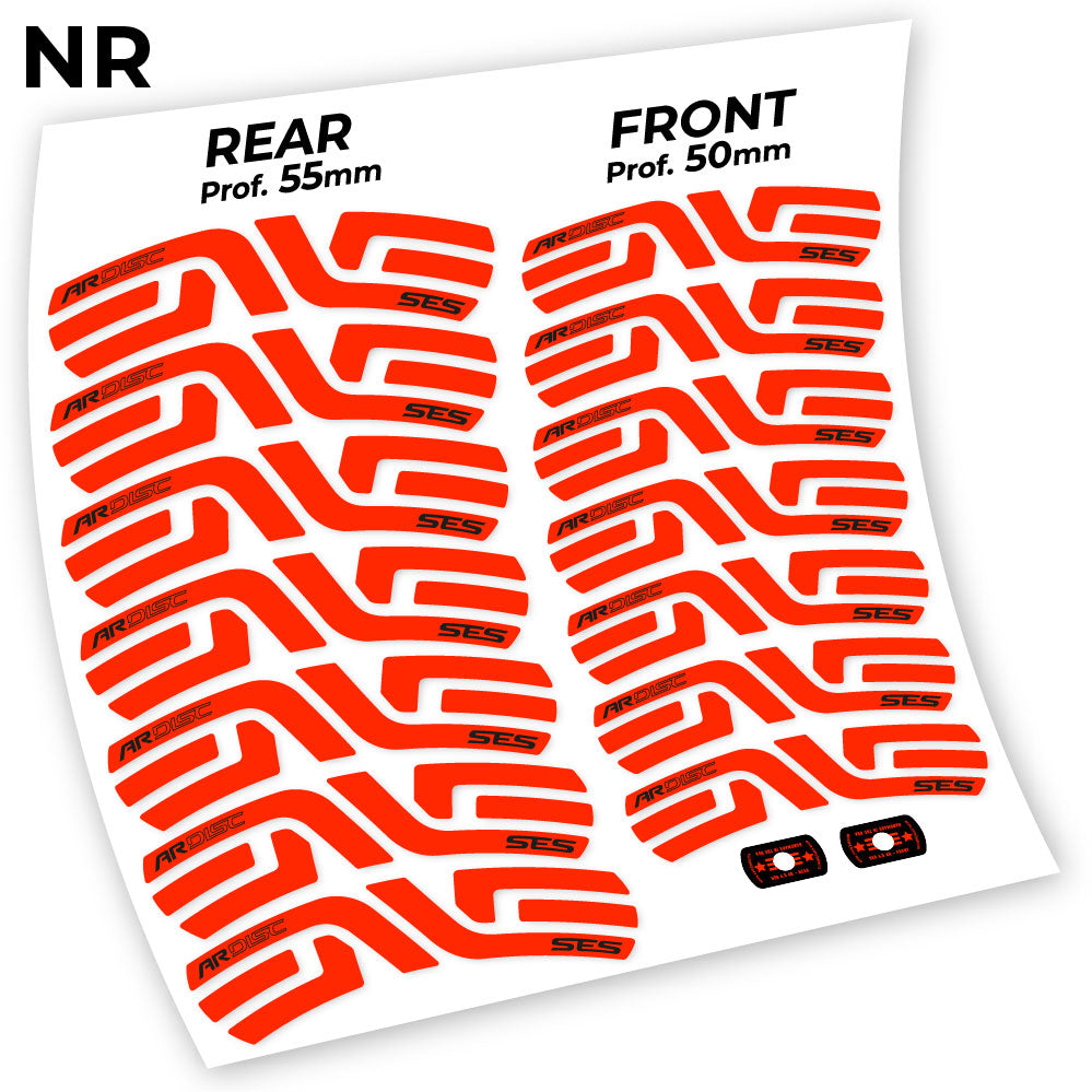 Stickers Enve AR SES 4.5 Disc compatibles Autocollants roues Route
