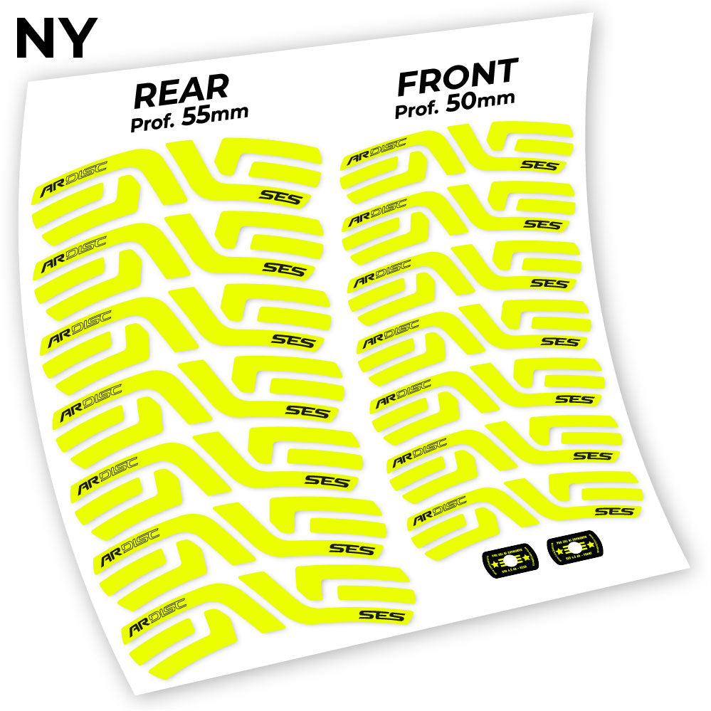 Stickers Enve AR SES 4.5 Disc compatibles Autocollants roues Route