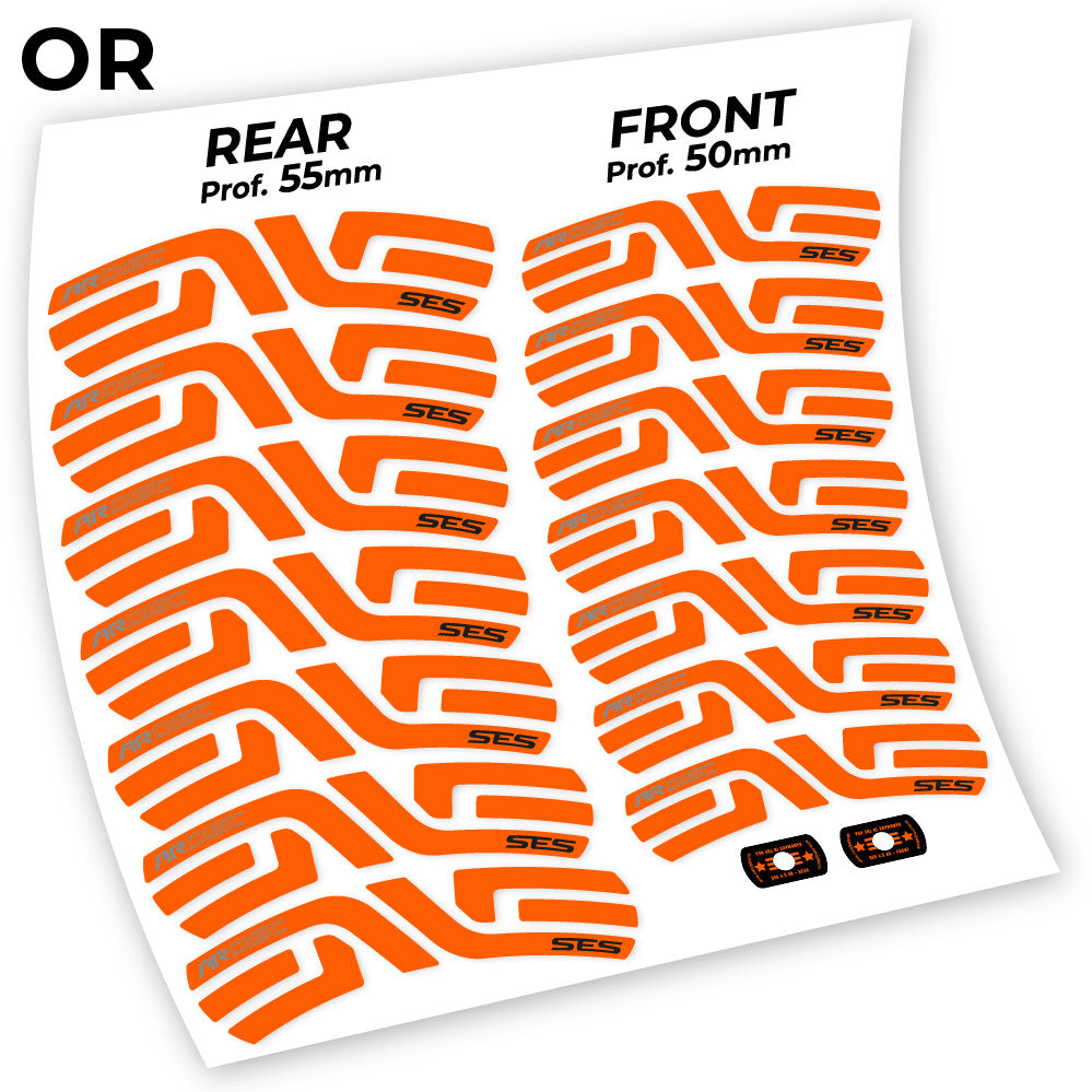 Stickers Enve AR SES 4.5 Disc compatibles Autocollants roues Route