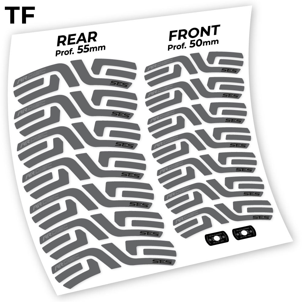 Stickers Enve AR SES 4.5 Disc compatibles Autocollants roues Route