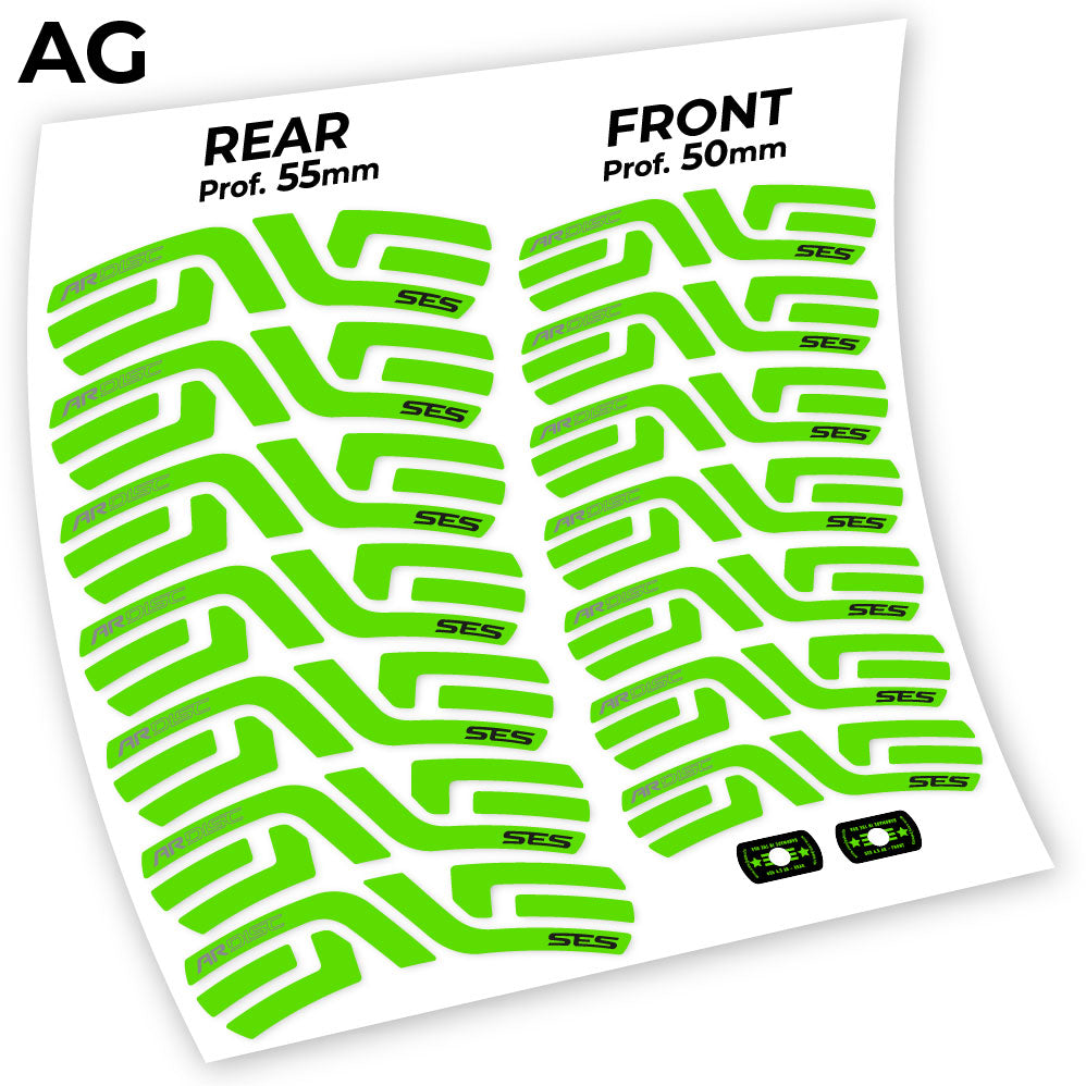 Stickers Enve AR SES 4.5 Disc compatibles Autocollants roues Route