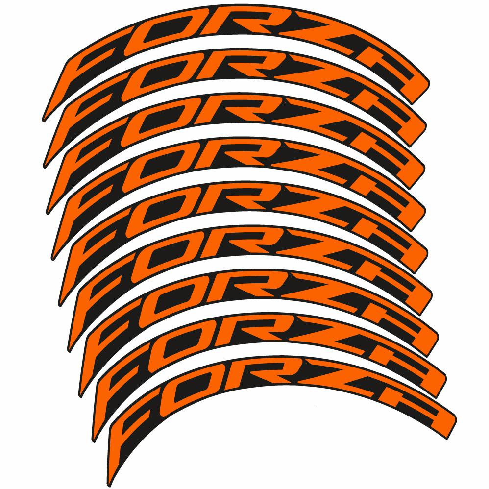 Stickers Forza, Route 50 compatibles Autocollants roues Route
