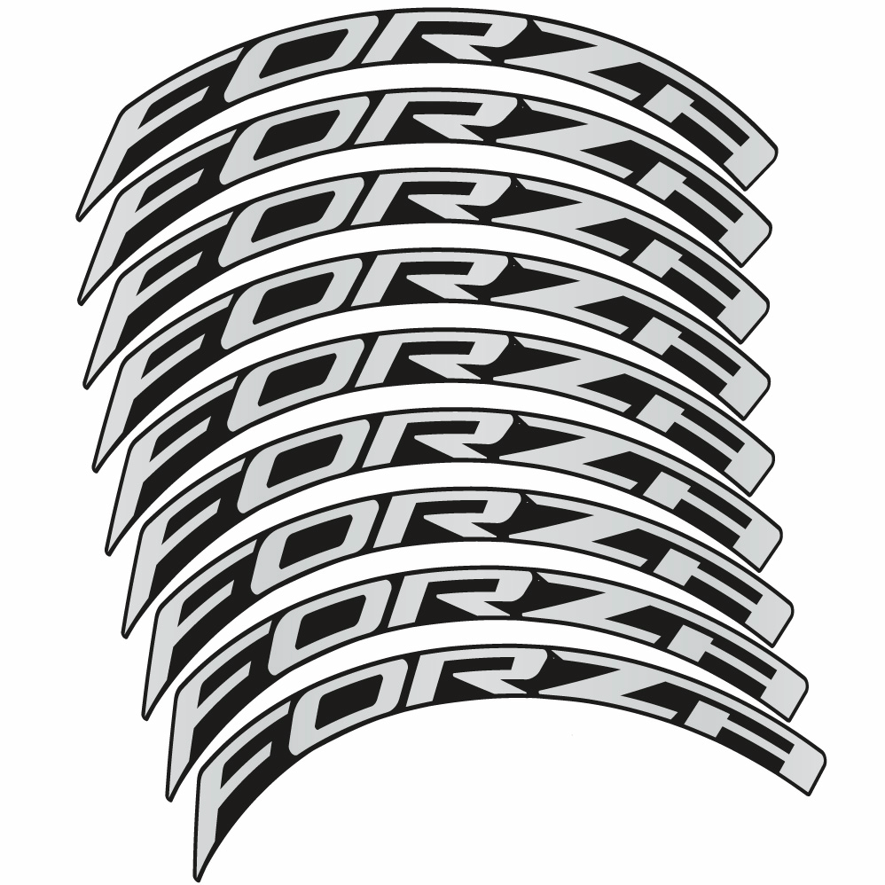 Stickers Forza, Route 50 compatibles Autocollants roues Route