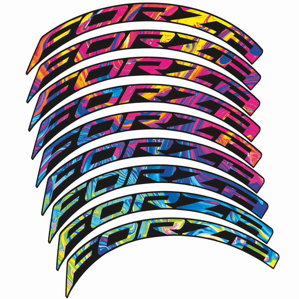 Stickers Forza, Route 50 compatibles Autocollants roues Route
