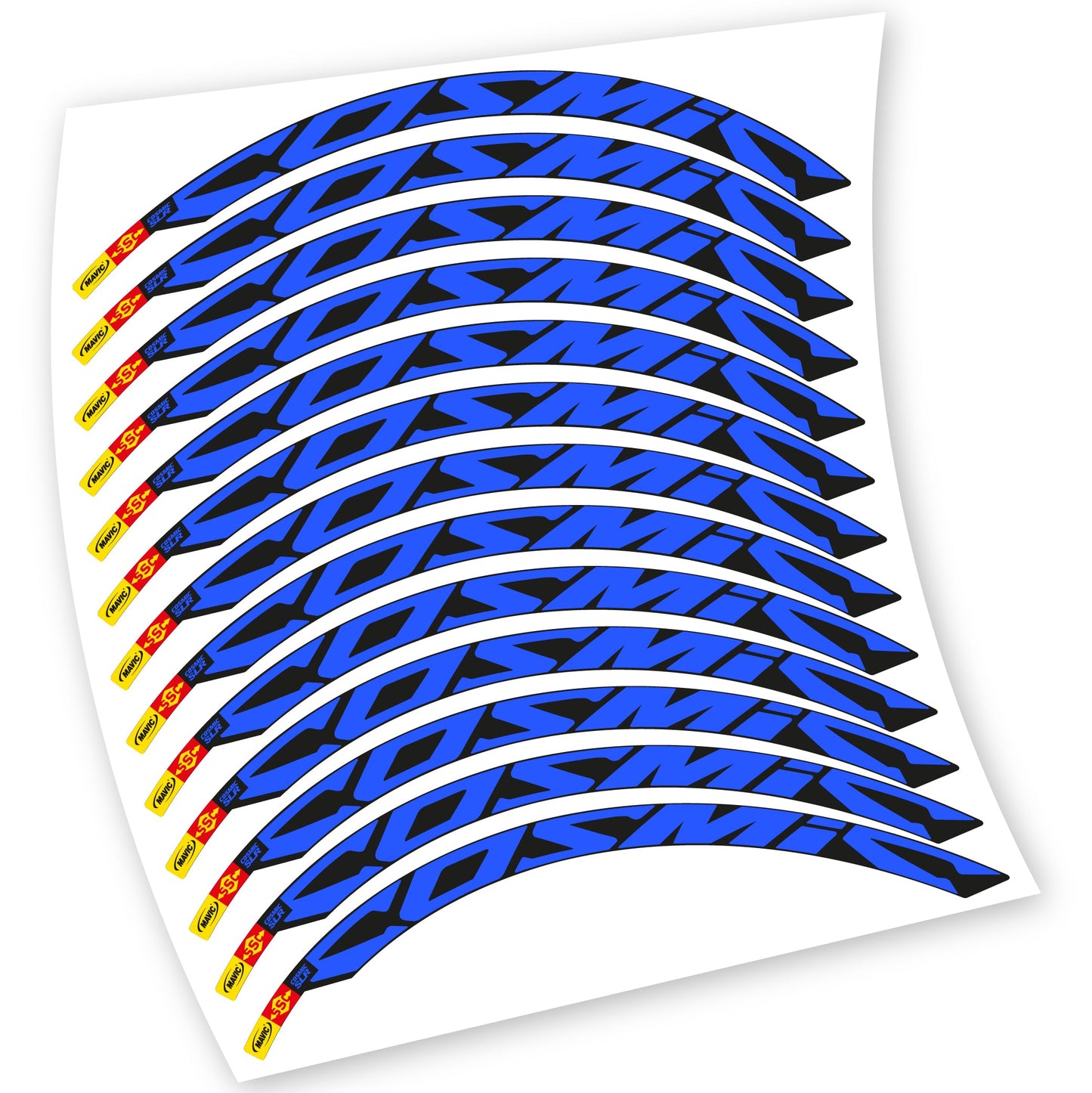 Stickers Route, Mavic Cosmic Carbone SLR compatibles Autocollants roues Route