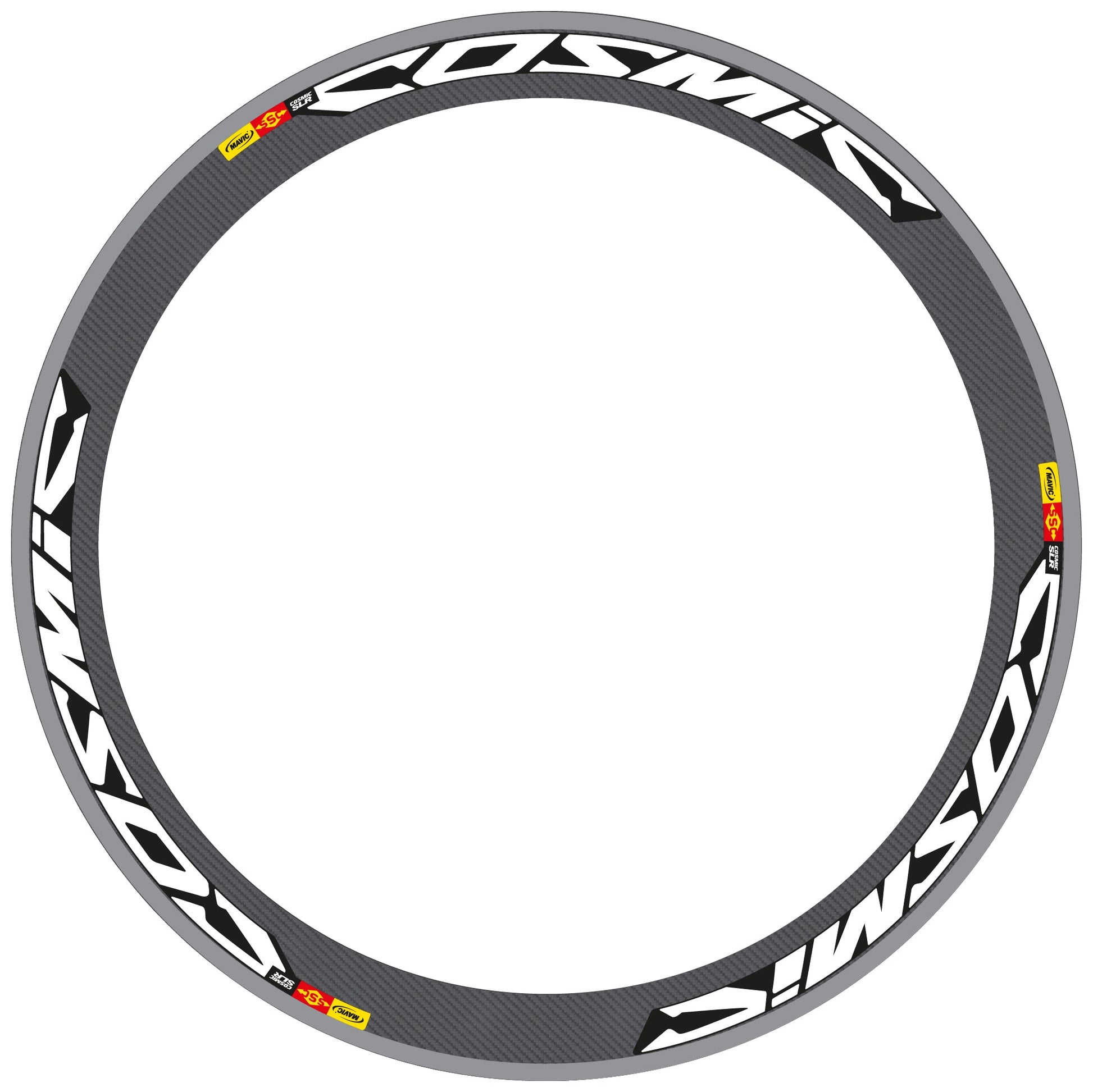 Stickers Route, Mavic Cosmic Carbone SLR compatibles Autocollants roues Route