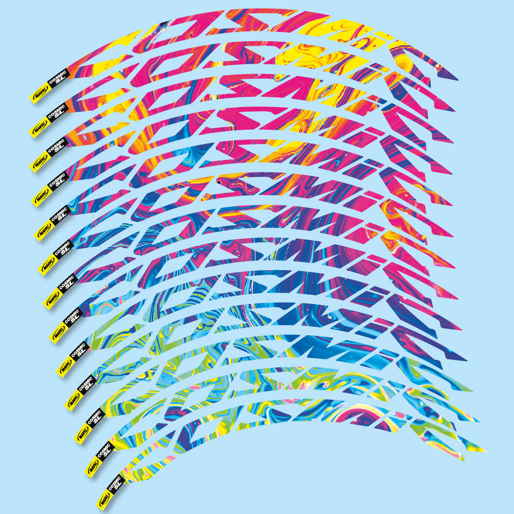 Stickers Mavic Cosmic SL compatibles - Autocollants roue vélo route