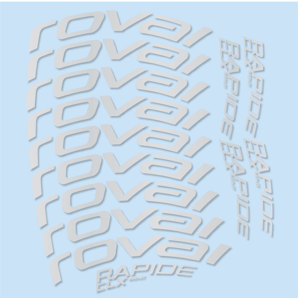 Stickers Roval Rapide CLX compatibles - Autocollants roue vélo route