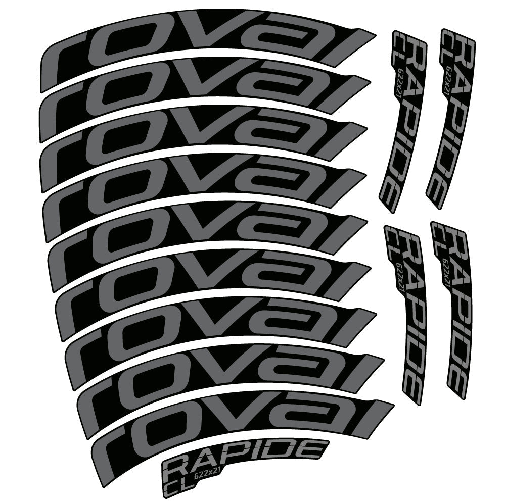 Stickers Roval Rapide CL compatibles Autocollants roues Route