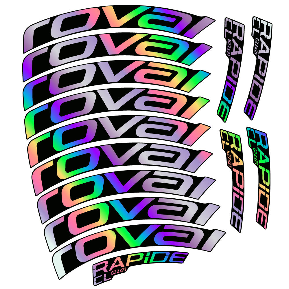 Stickers Roval Rapide CL compatibles Autocollants roues Route