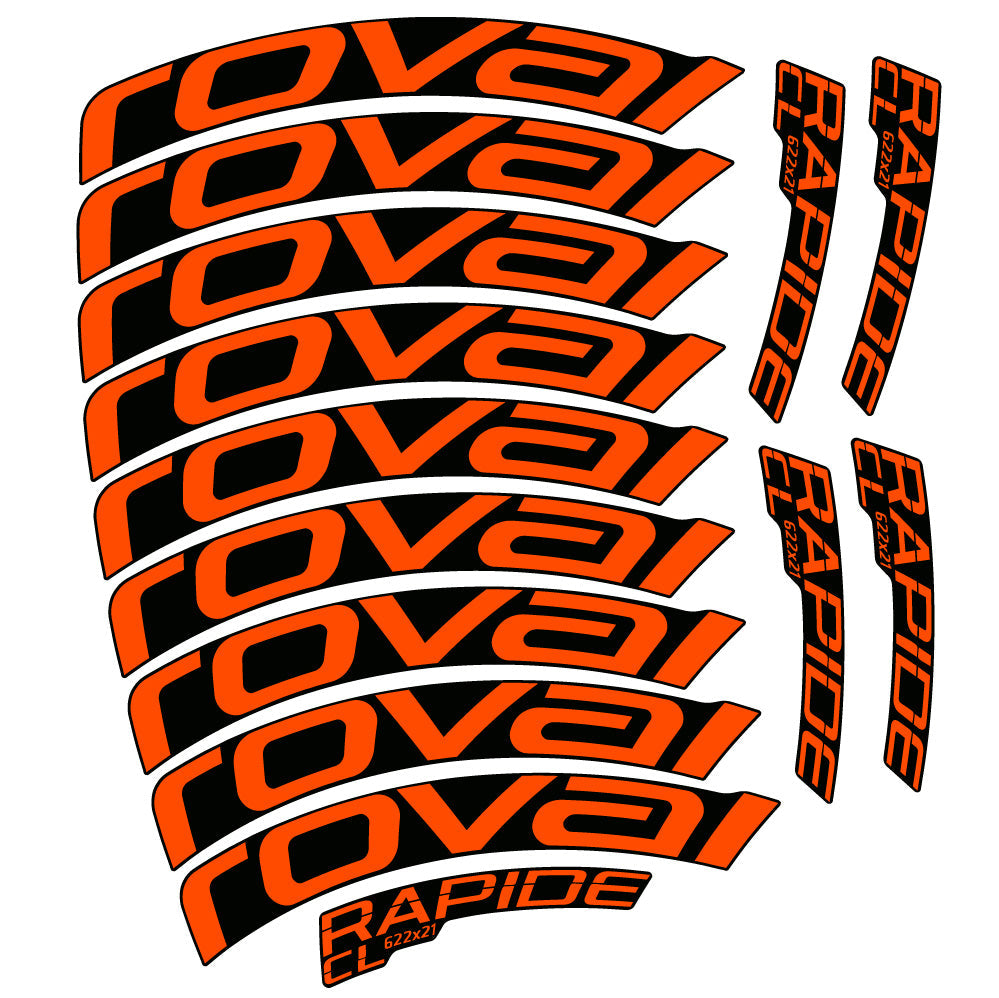 Stickers Roval Rapide CL compatibles Autocollants roues Route