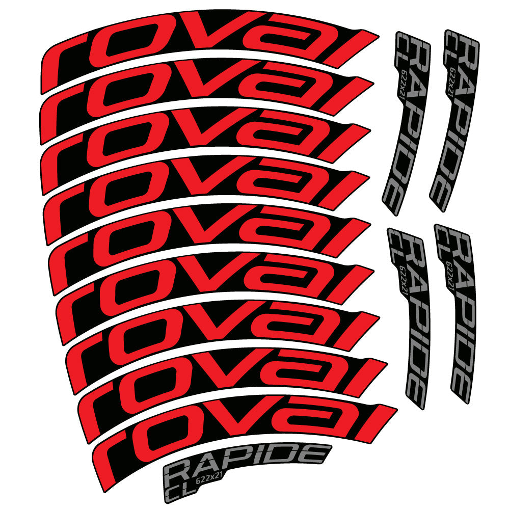 Stickers Roval Rapide CL compatibles Autocollants roues Route