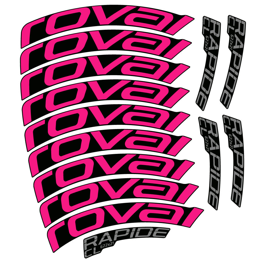Stickers Roval Rapide CL compatibles Autocollants roues Route