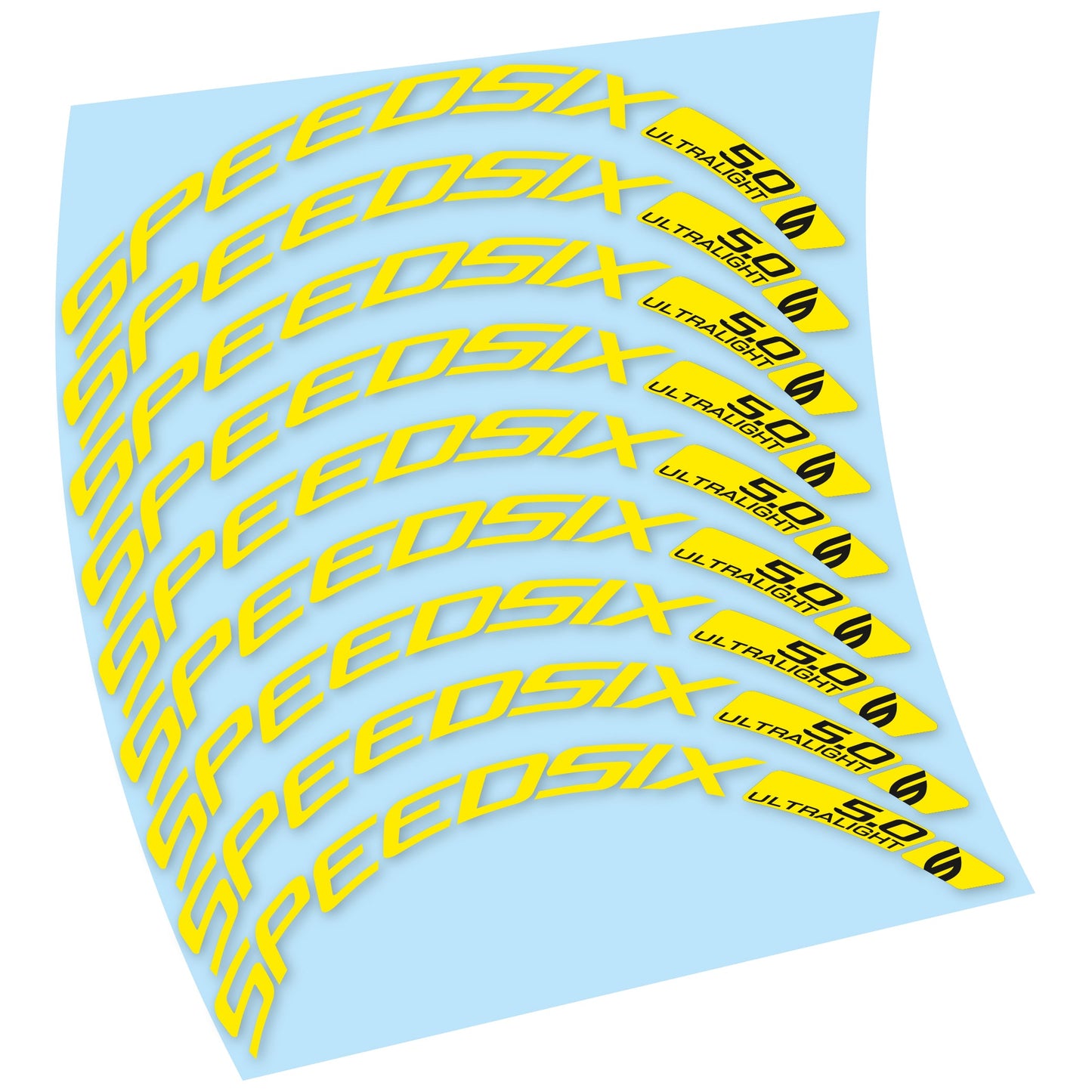Stickers Route Speedsix Ultralight 5.0 compatibles Autocollants roues Route