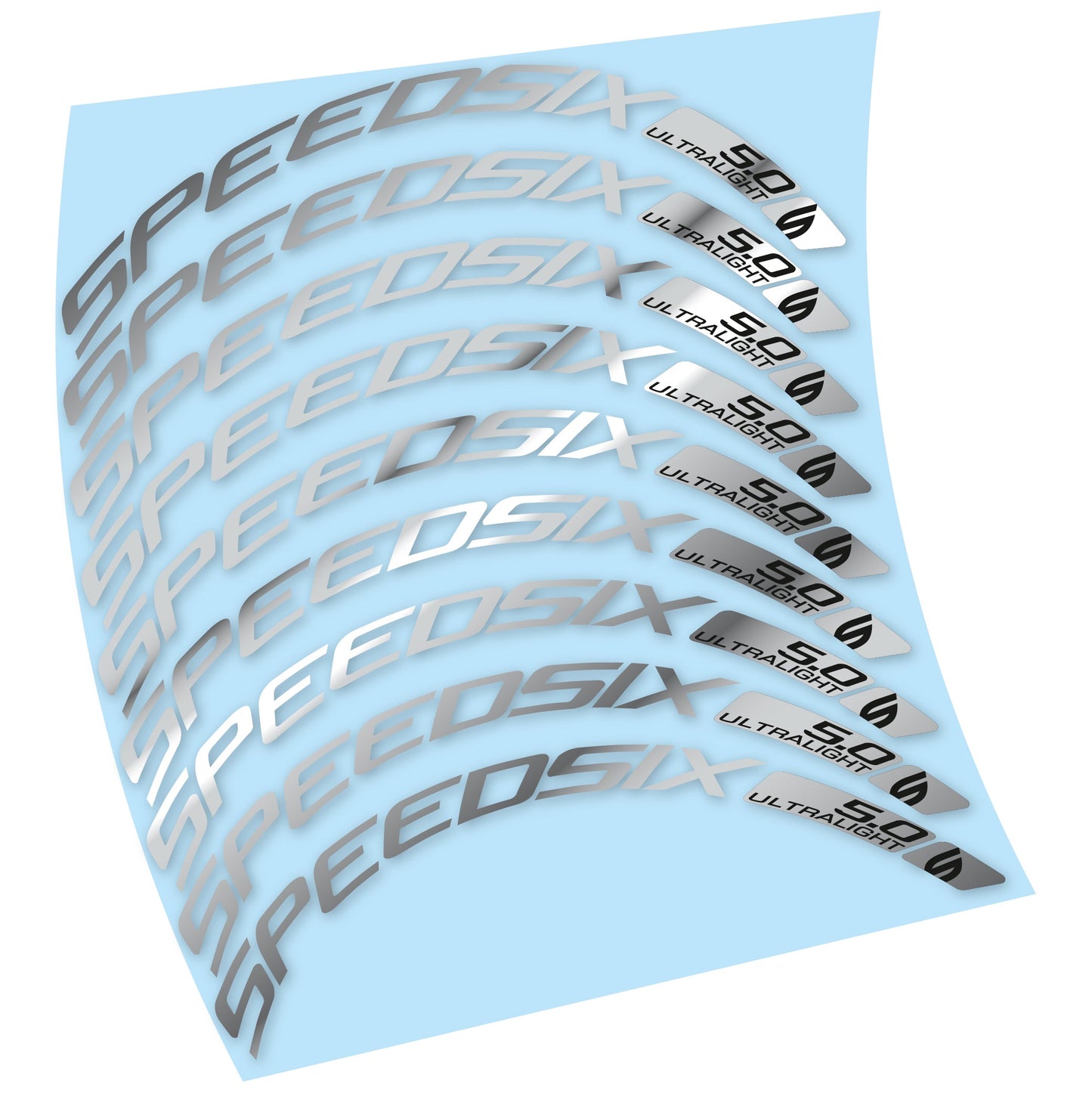 Stickers Route Speedsix Ultralight 5.0 compatibles Autocollants roues Route