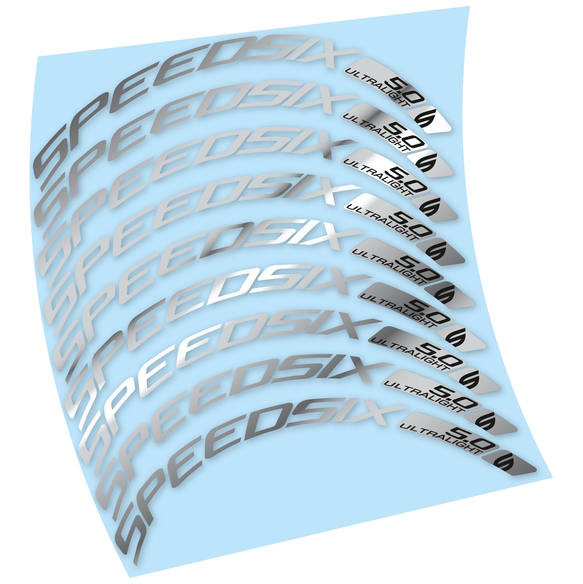 Stickers Route Speedsix Ultralight 5.0 compatibles Autocollants roues Route