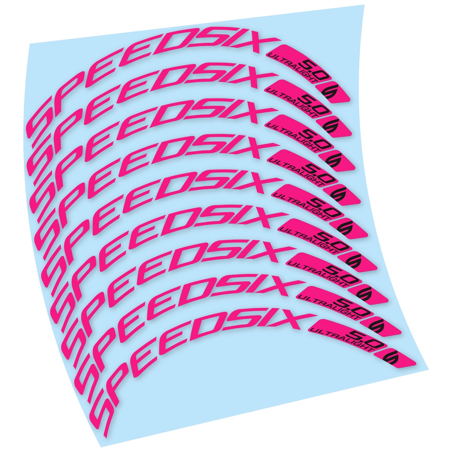 Stickers Route Speedsix Ultralight 5.0 compatibles Autocollants roues Route