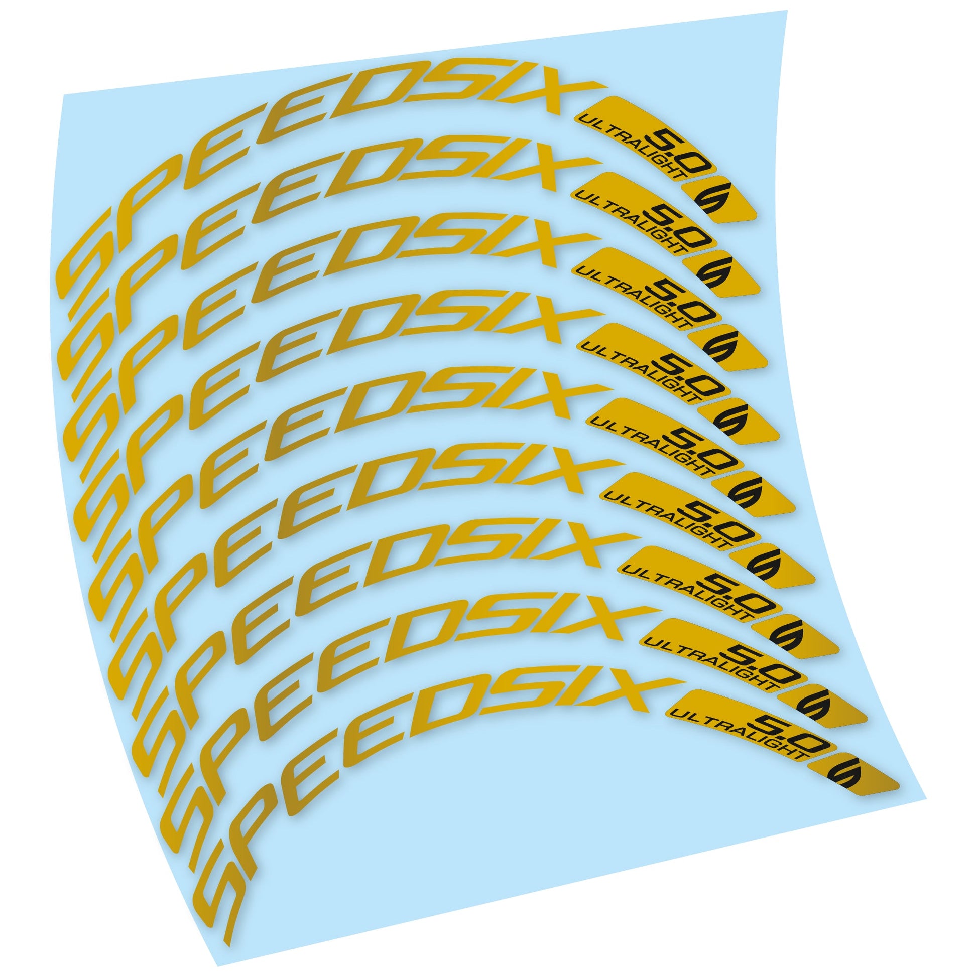 Stickers Route Speedsix Ultralight 5.0 compatibles Autocollants roues Route