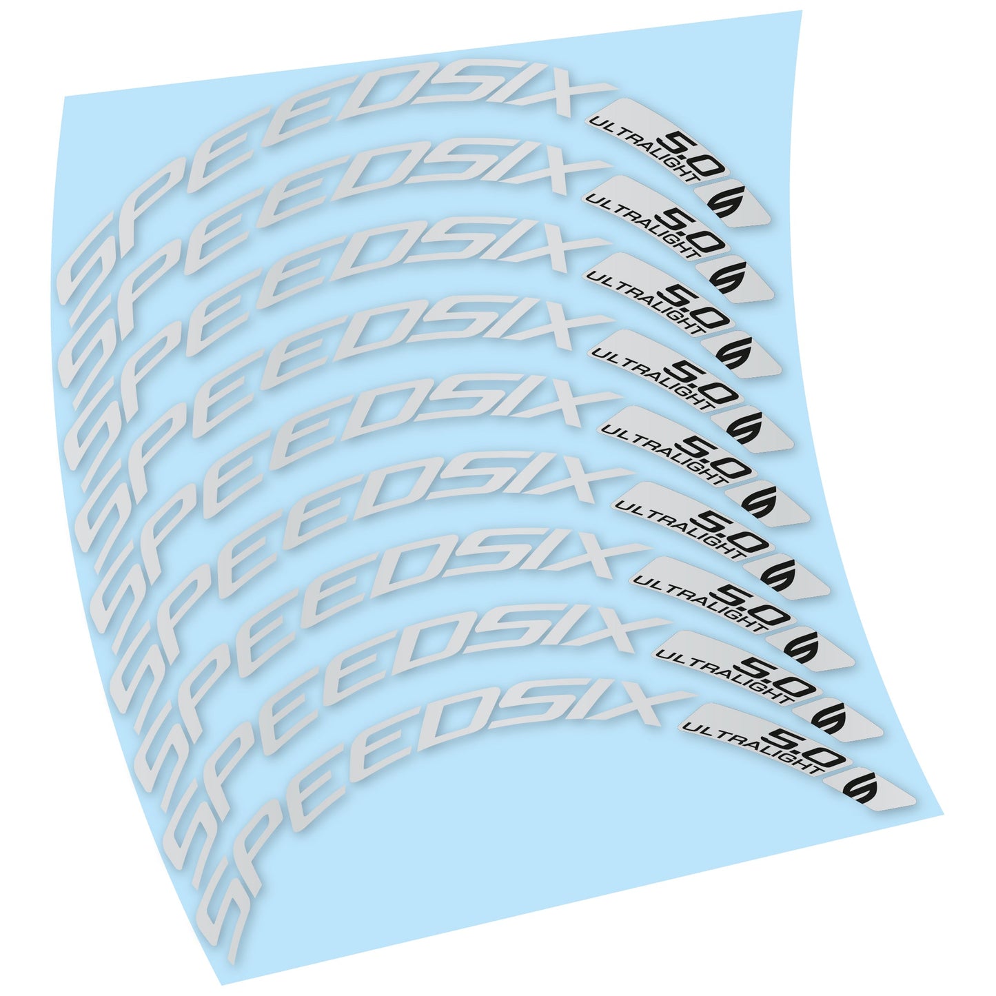 Stickers Route Speedsix Ultralight 5.0 compatibles Autocollants roues Route