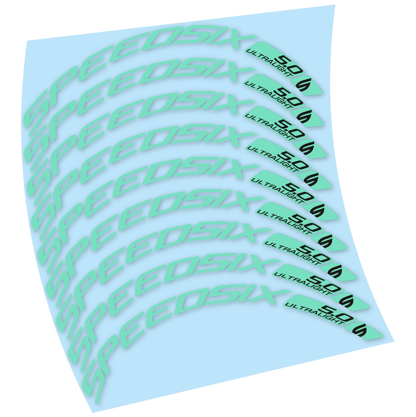 Stickers Route Speedsix Ultralight 5.0 compatibles Autocollants roues Route