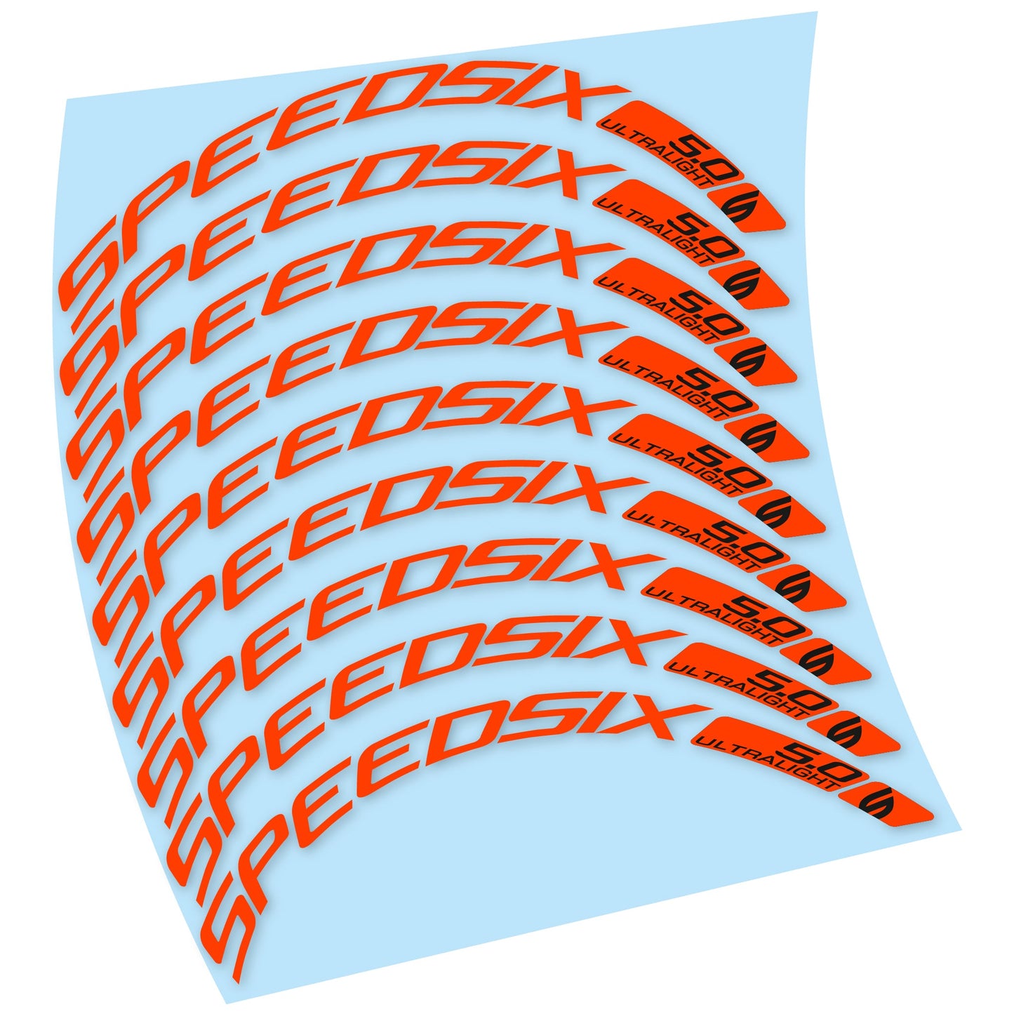 Stickers Route Speedsix Ultralight 5.0 compatibles Autocollants roues Route