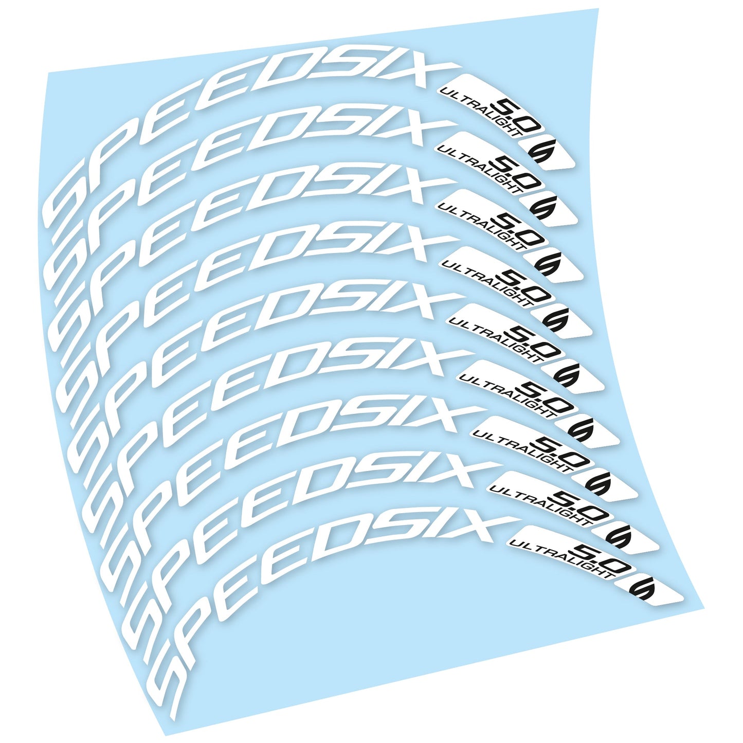 Stickers Route Speedsix Ultralight 5.0 compatibles Autocollants roues Route