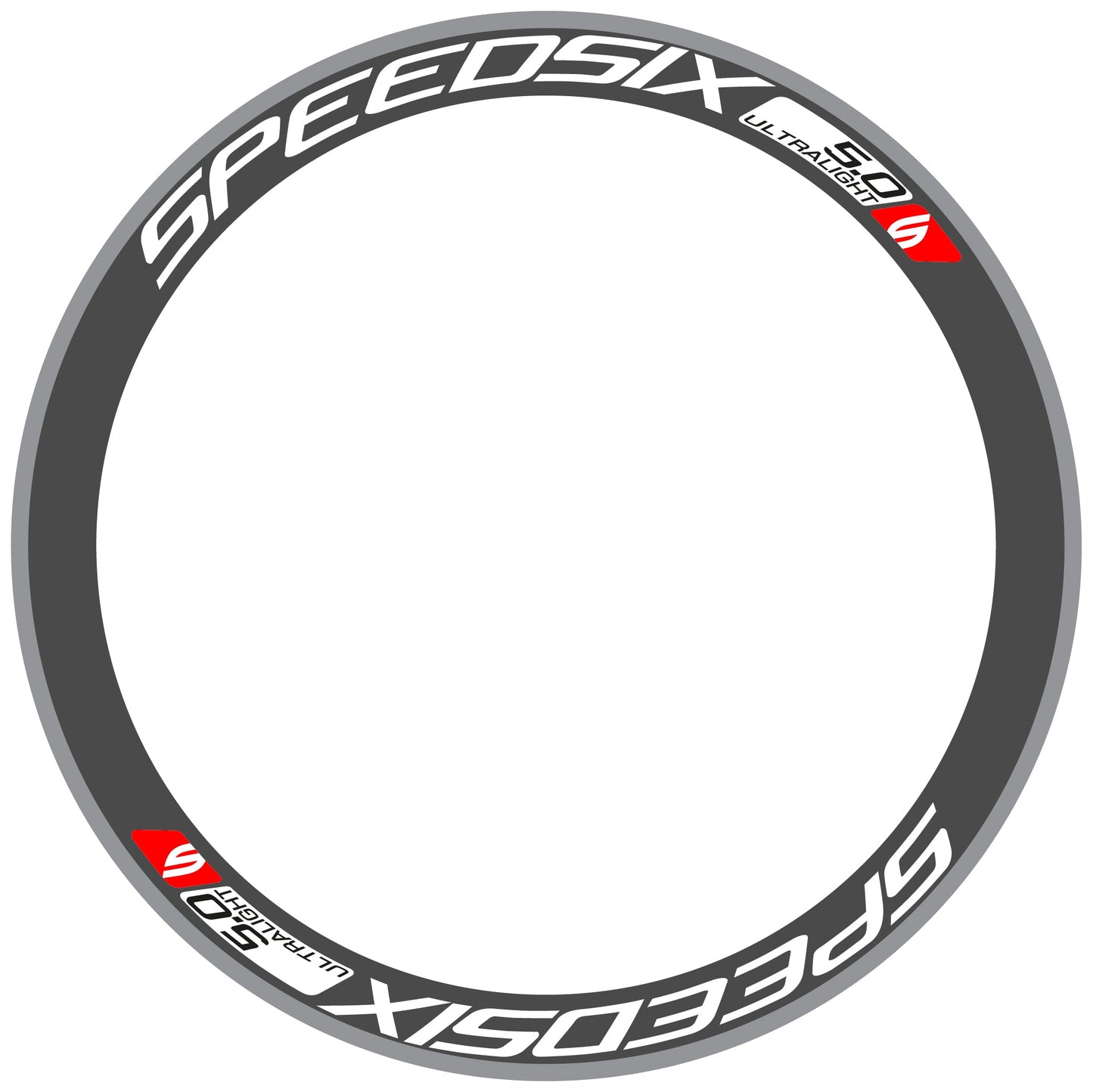 Stickers Route Speedsix Ultralight 5.0 compatibles Autocollants roues Route