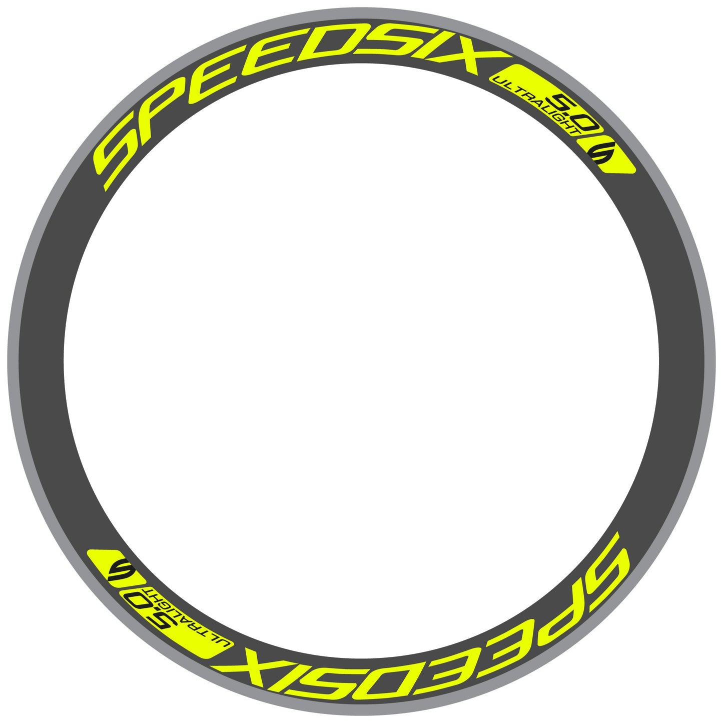 Stickers Route Speedsix Ultralight 5.0 compatibles Autocollants roues Route
