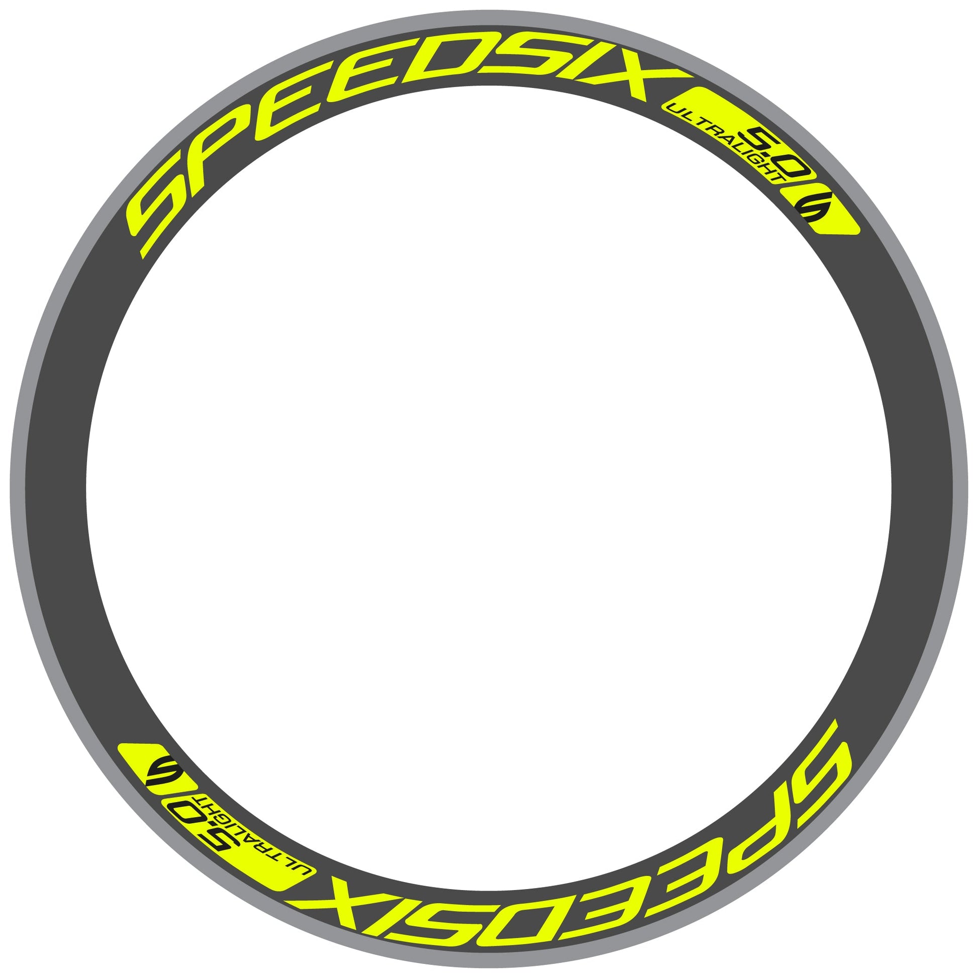 Stickers Route Speedsix Ultralight 5.0 compatibles Autocollants roues Route