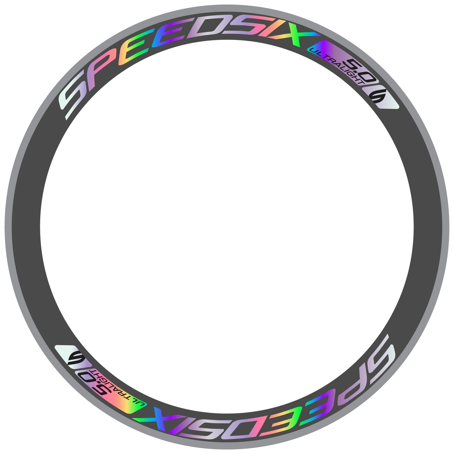 Stickers Route Speedsix Ultralight 5.0 compatibles Autocollants roues Route