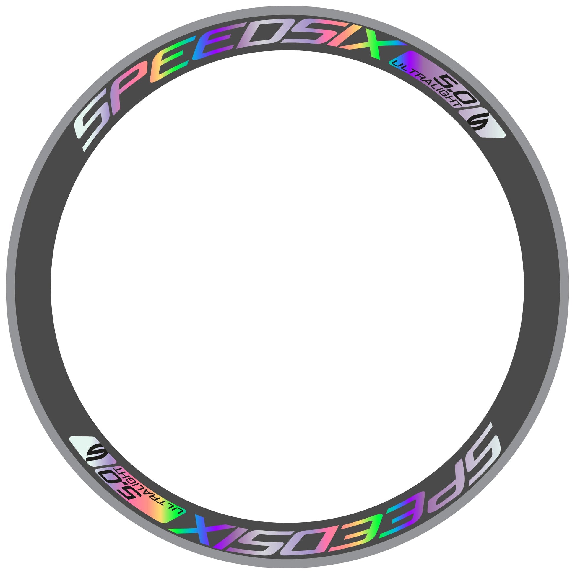 Stickers Route Speedsix Ultralight 5.0 compatibles Autocollants roues Route