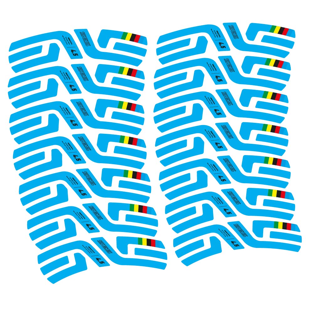 Stickers Enve SES 4.5 World Cup Uci compatibles Autocollants roues Route