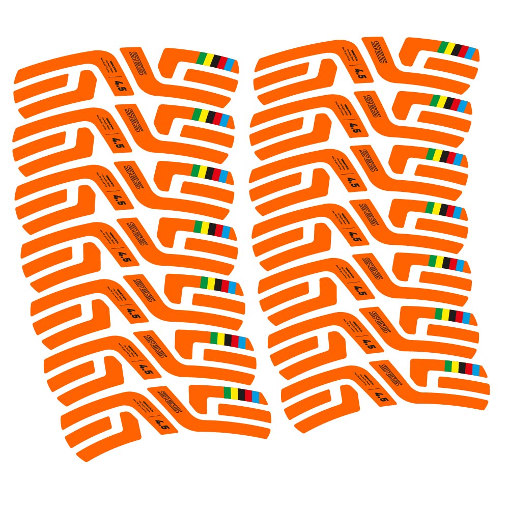 Stickers Enve SES 4.5 World Cup Uci compatibles Autocollants roues Route