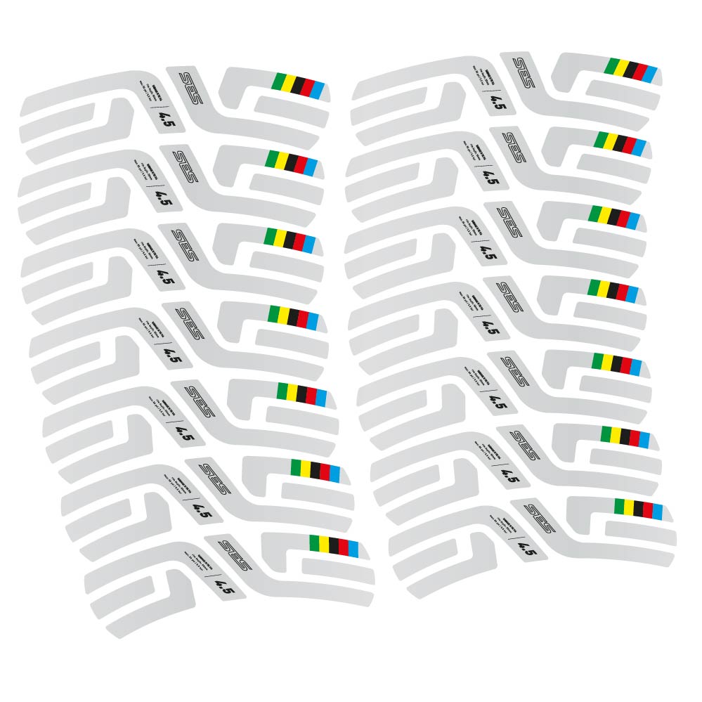 Stickers Enve SES 4.5 World Cup Uci compatibles Autocollants roues Route