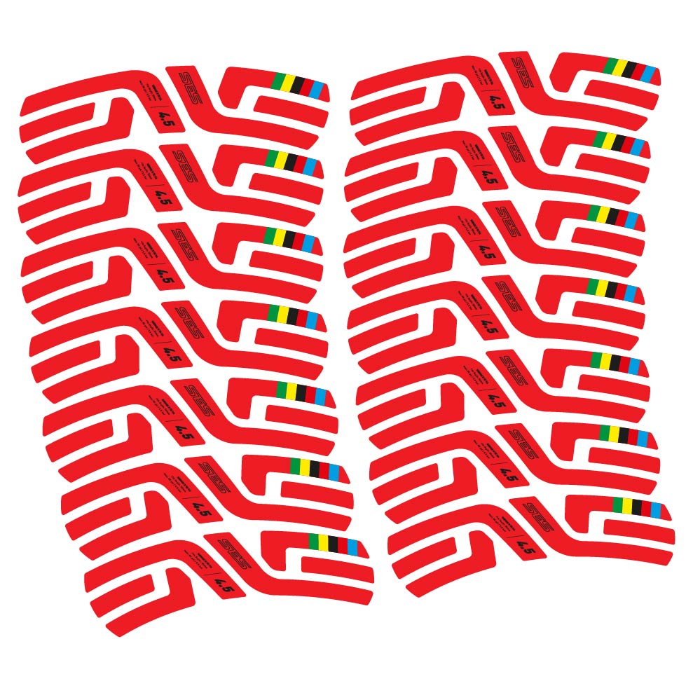 Stickers Enve SES 4.5 World Cup Uci compatibles Autocollants roues Route