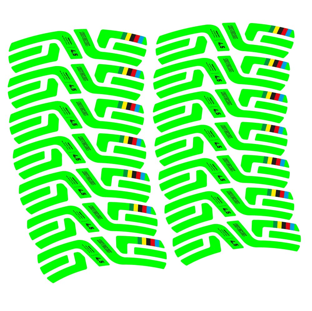 Stickers Enve SES 4.5 World Cup Uci compatibles Autocollants roues Route