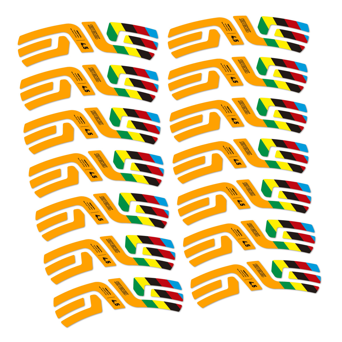 Stickers roue vélo ENVE SES 4.5 Disc 2022 World Champs autocollant vinyle