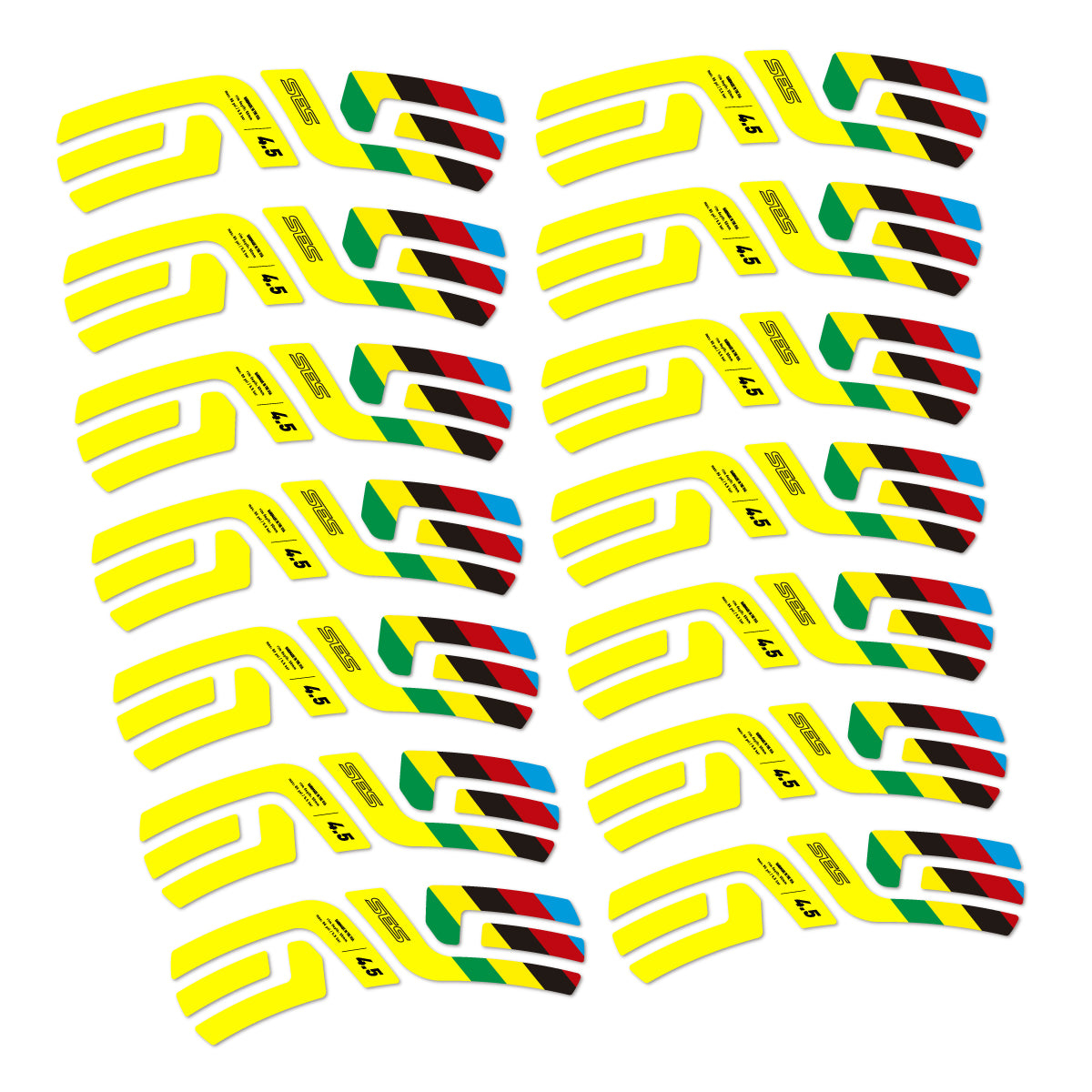 Stickers roue vélo ENVE SES 4.5 Disc 2022 World Champs autocollant vinyle