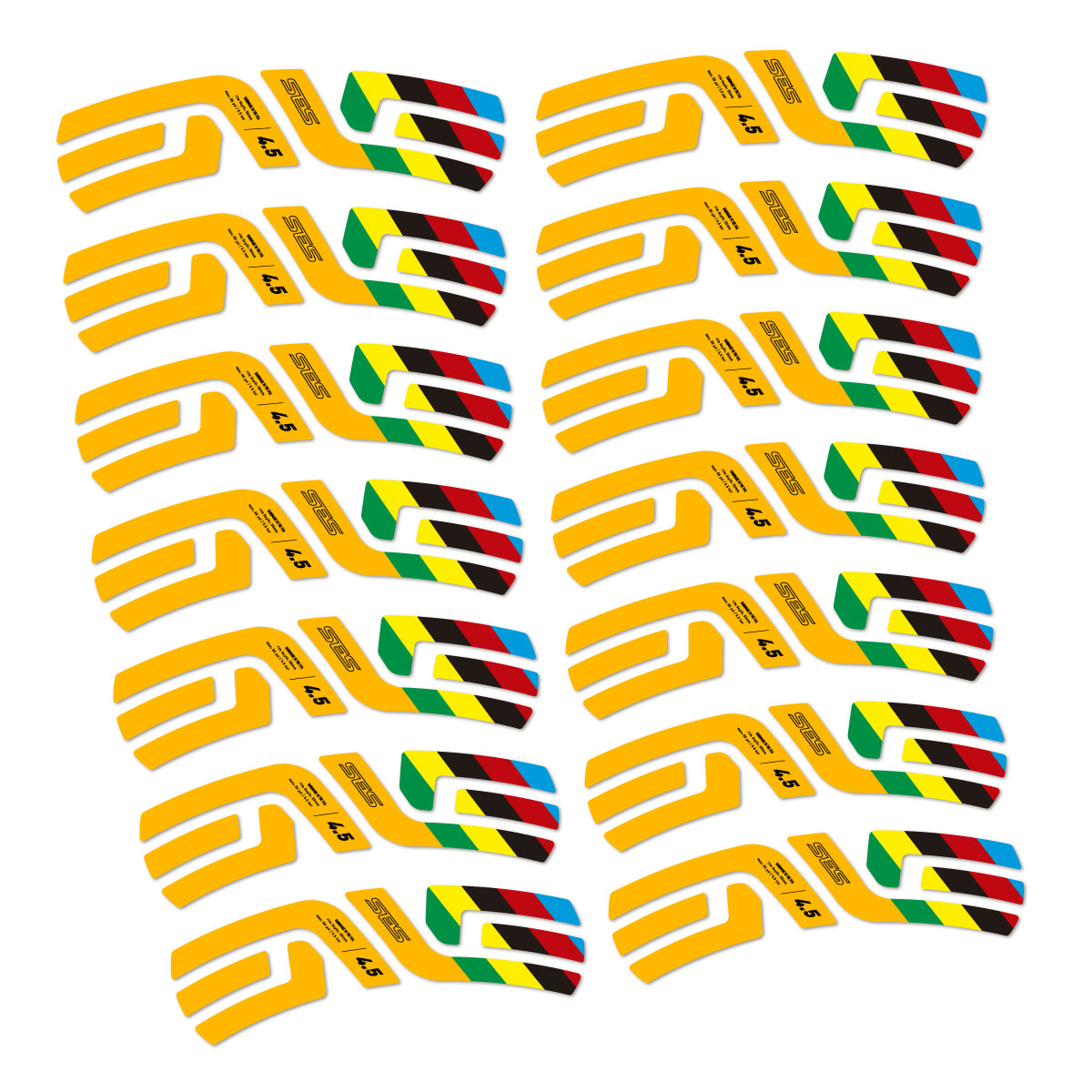 Stickers roue vélo ENVE SES 4.5 Disc 2022 World Champs autocollant vinyle