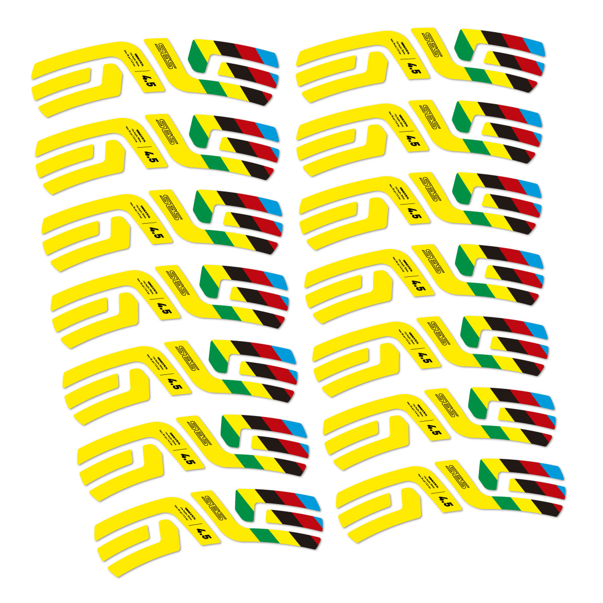 Stickers roue vélo ENVE SES 4.5 Disc 2022 World Champs autocollant vinyle