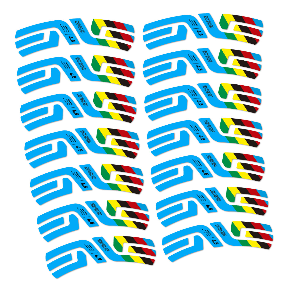Stickers roue vélo ENVE SES 4.5 Disc 2022 World Champs autocollant vinyle