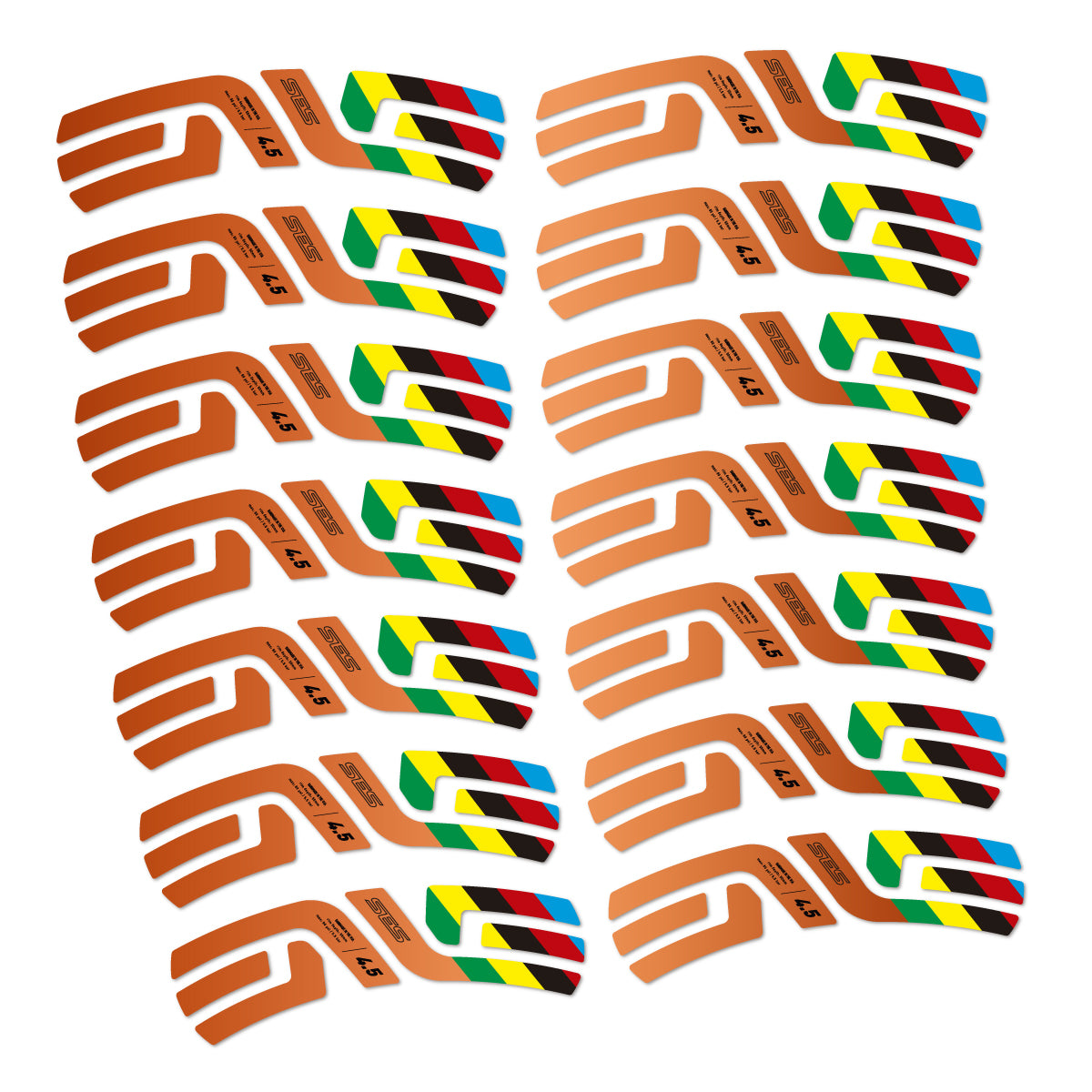Stickers roue vélo ENVE SES 4.5 Disc 2022 World Champs autocollant vinyle