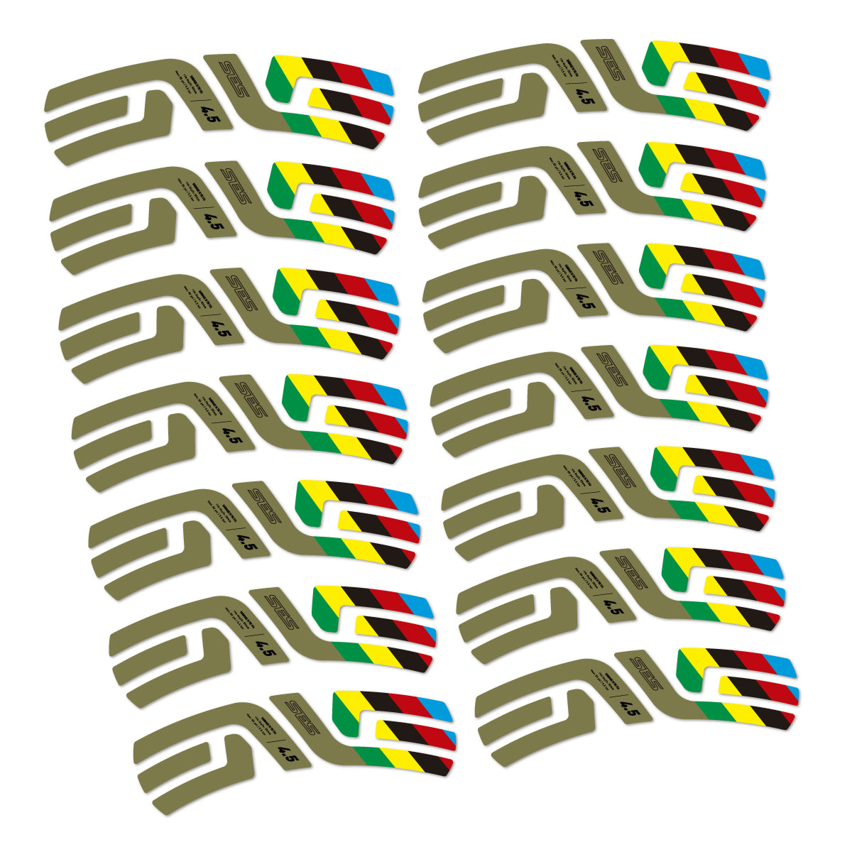 Stickers roue vélo ENVE SES 4.5 Disc 2022 World Champs autocollant vinyle
