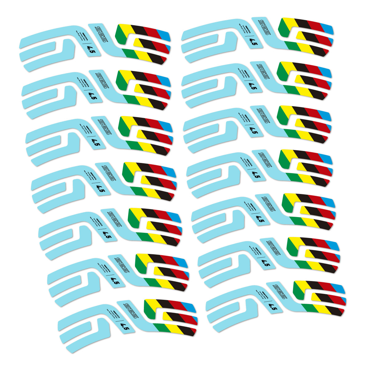 Stickers roue vélo ENVE SES 4.5 Disc 2022 World Champs autocollant vinyle