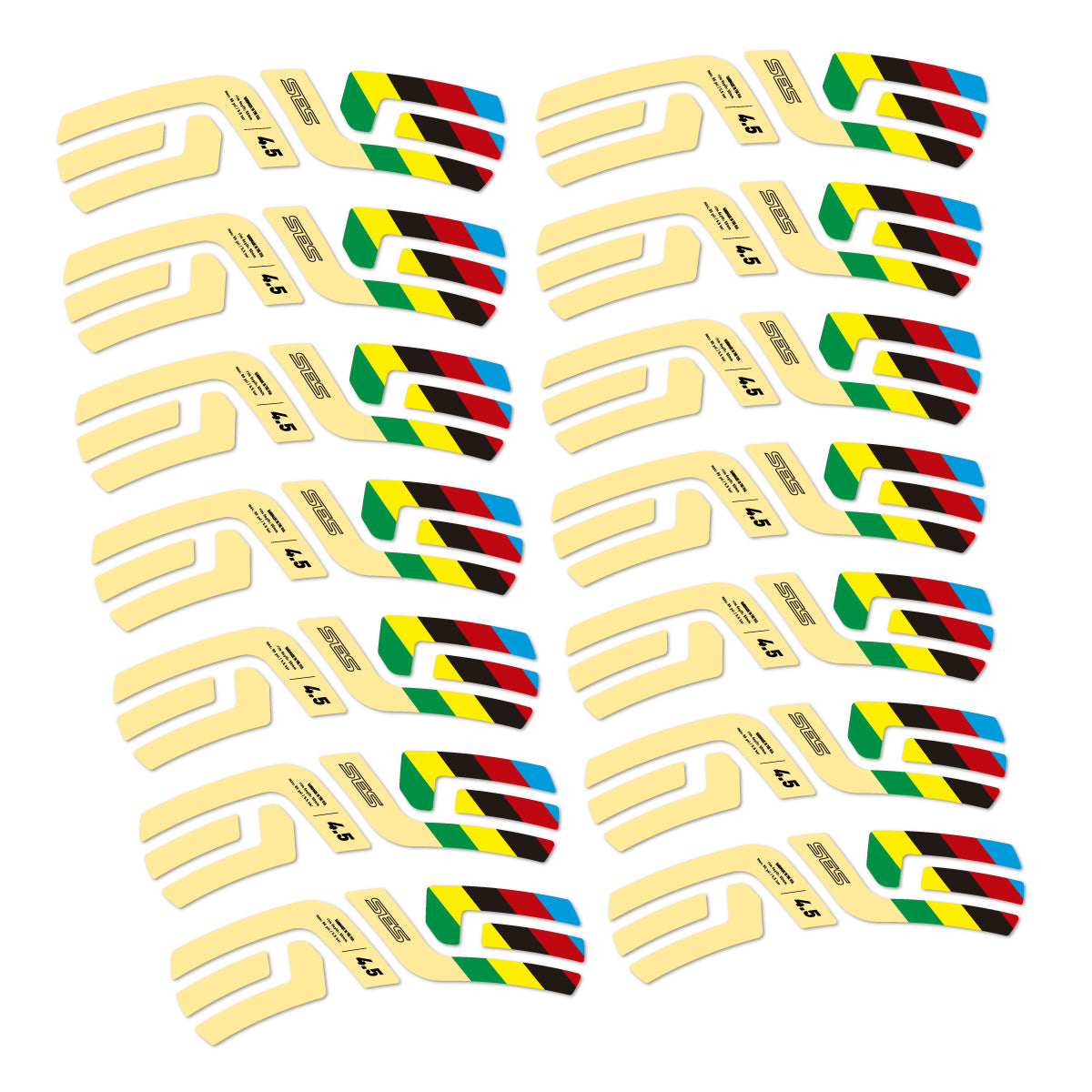 Stickers roue vélo ENVE SES 4.5 Disc 2022 World Champs autocollant vinyle