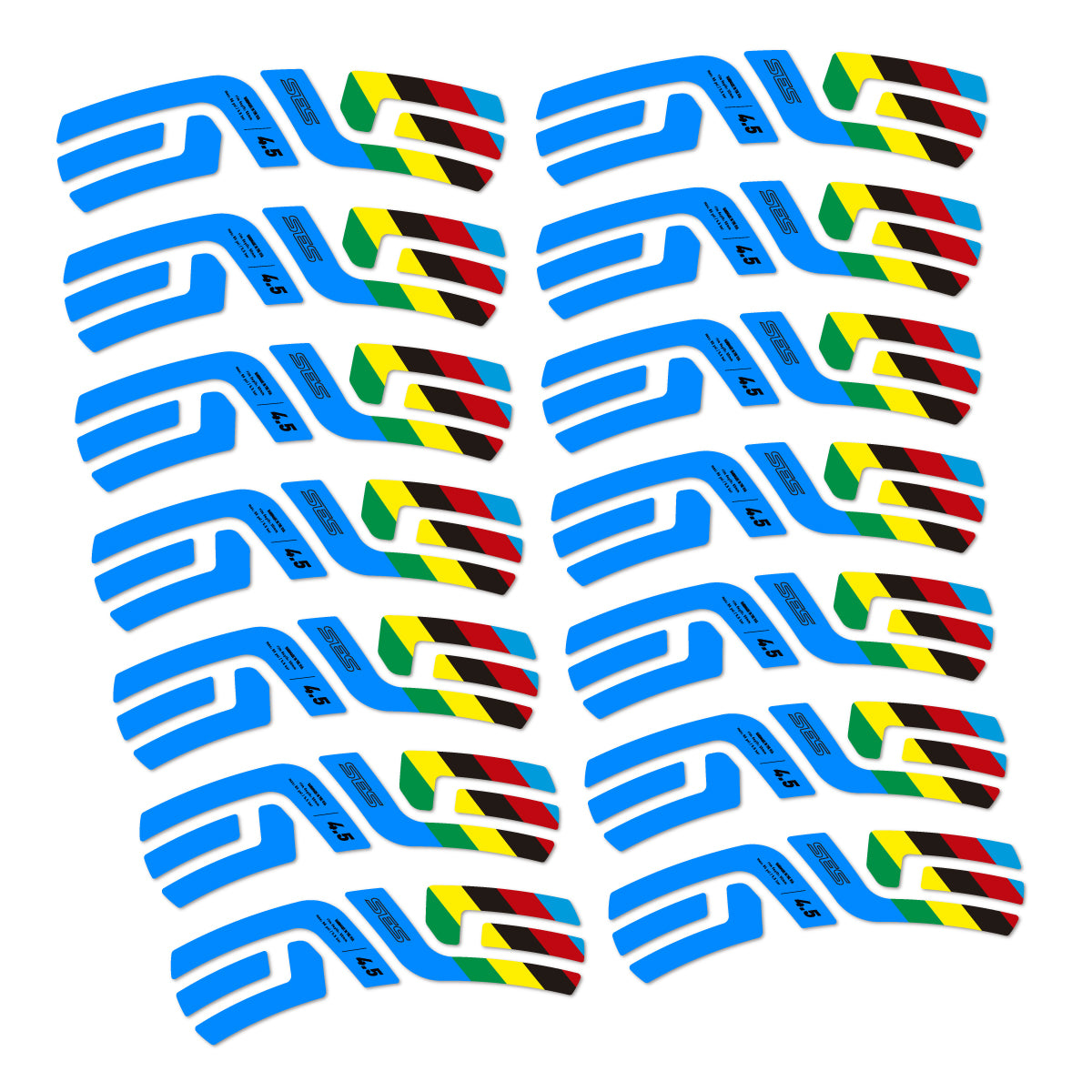 Stickers roue vélo ENVE SES 4.5 Disc 2022 World Champs autocollant vinyle