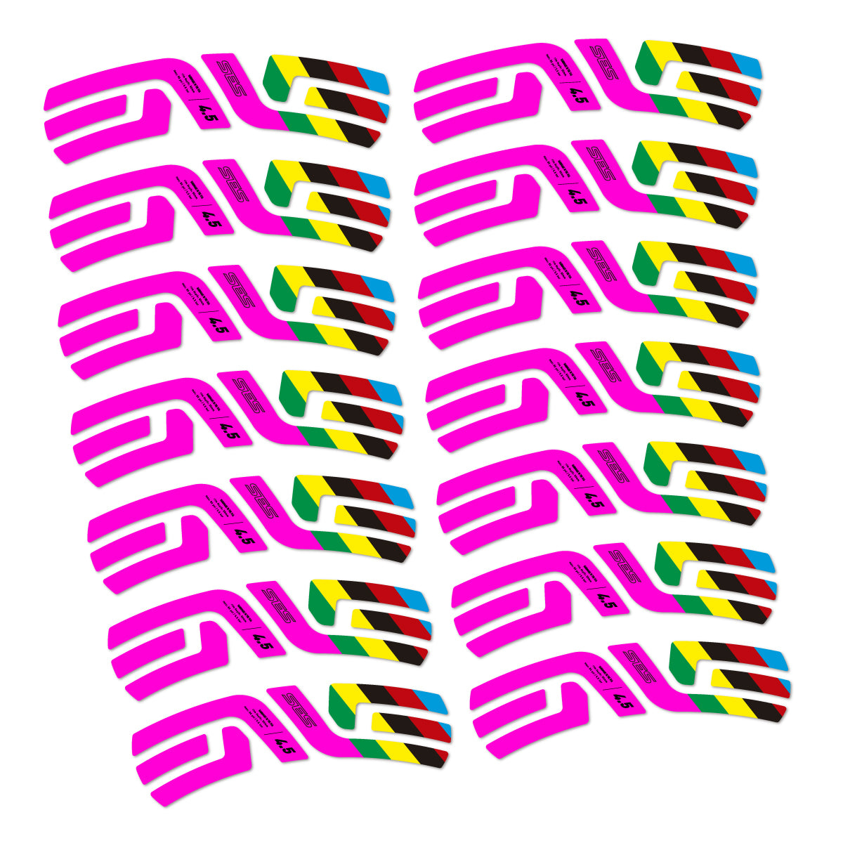 Stickers roue vélo ENVE SES 4.5 Disc 2022 World Champs autocollant vinyle