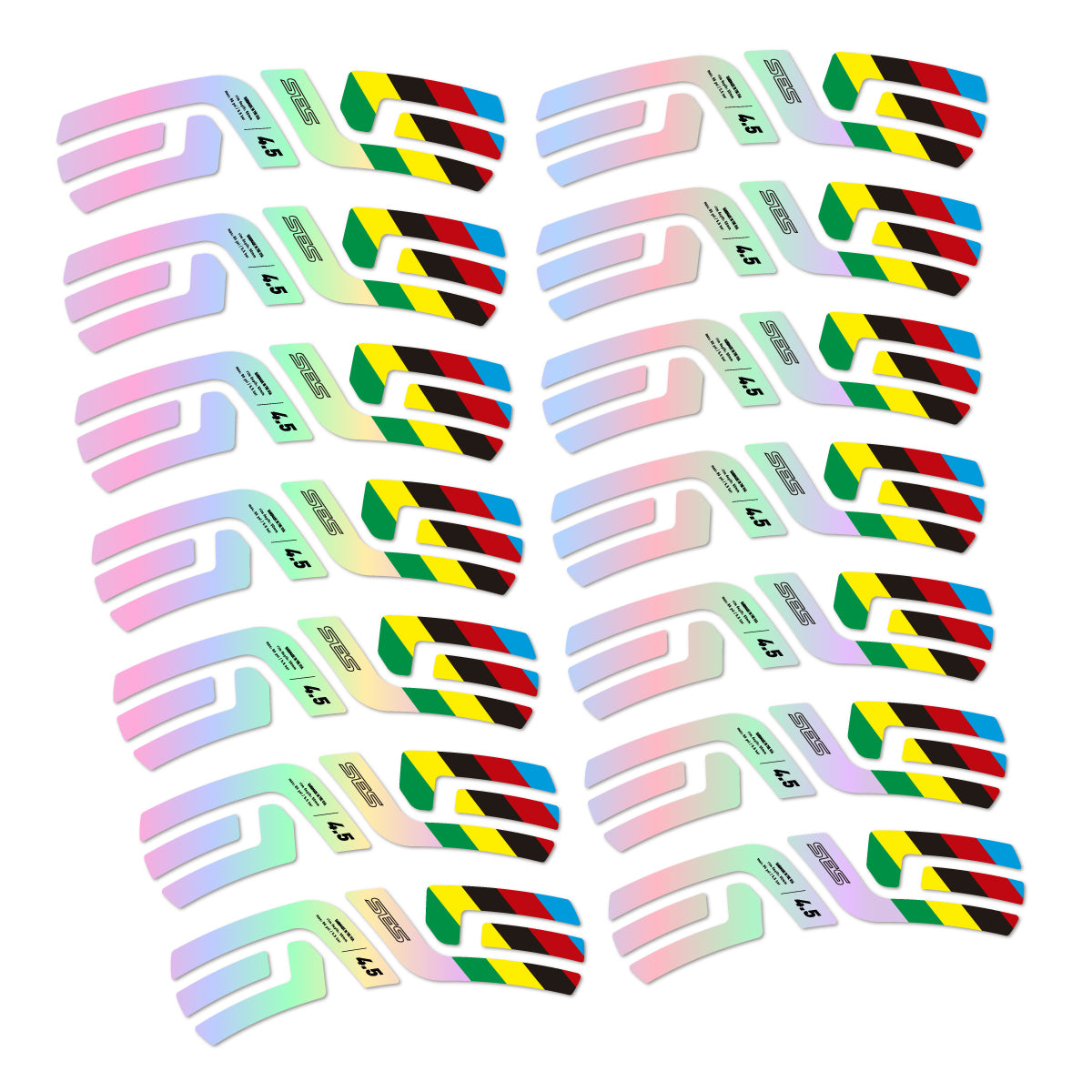 Stickers roue vélo ENVE SES 4.5 Disc 2022 World Champs autocollant vinyle