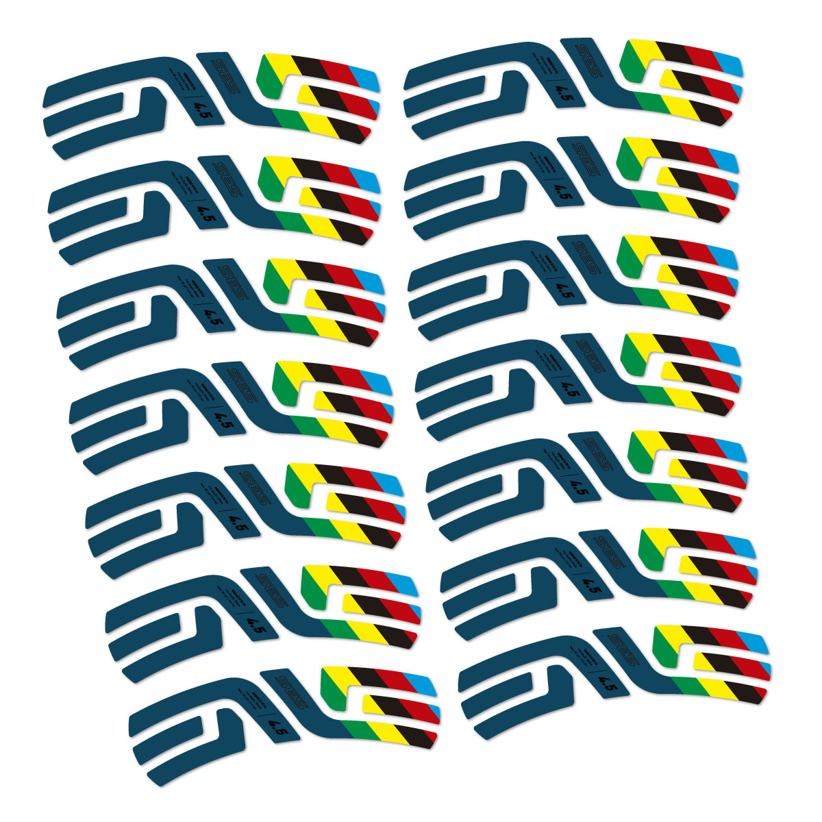 Stickers roue vélo ENVE SES 4.5 Disc 2022 World Champs autocollant vinyle